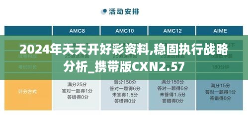 2024年天天開好彩資料,穩(wěn)固執(zhí)行戰(zhàn)略分析_攜帶版CXN2.57