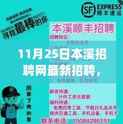 11月25日最新本溪招聘網(wǎng)職位信息揭秘，理想職位等你來挑戰(zhàn)！