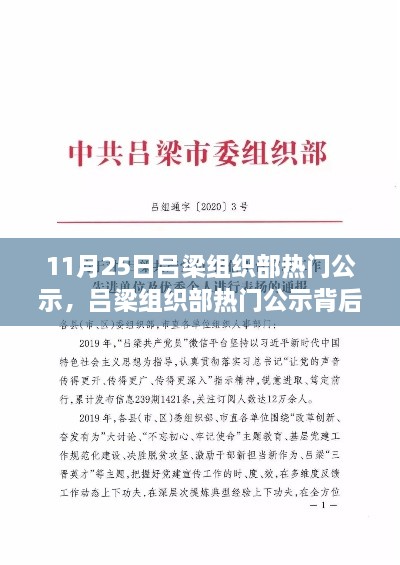 呂梁組織部公示背后的故事，友誼之光閃耀公示日