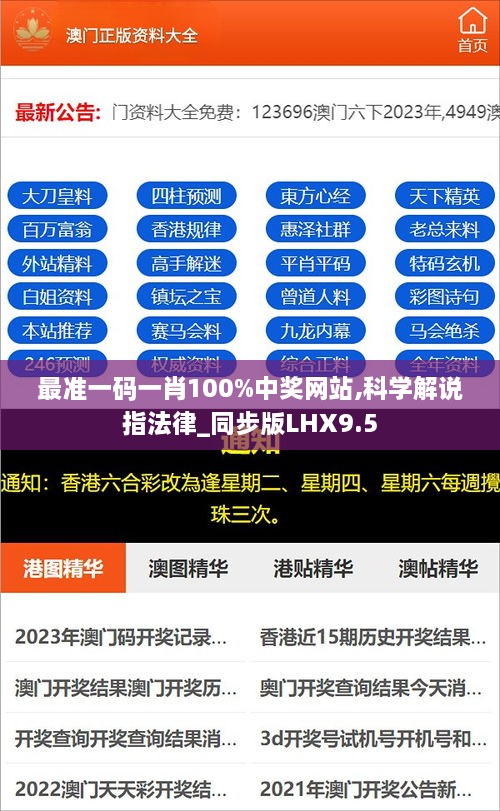 最準(zhǔn)一碼一肖100%中獎(jiǎng)網(wǎng)站,科學(xué)解說(shuō)指法律_同步版LHX9.5