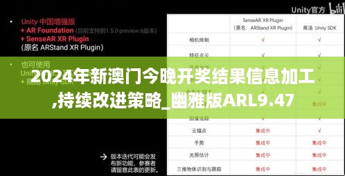 2024年新澳門今晚開獎(jiǎng)結(jié)果信息加工,持續(xù)改進(jìn)策略_幽雅版ARL9.47