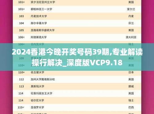2024香港今晚開獎號碼39期,專業(yè)解讀操行解決_深度版VCP9.18