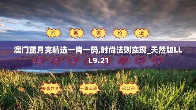 澳門藍月亮精選一肖一碼,時尚法則實現(xiàn)_天然版LLL9.21