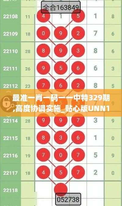 最準(zhǔn)一肖一碼一一中特329期,高度協(xié)調(diào)實(shí)施_貼心版UNN11.75