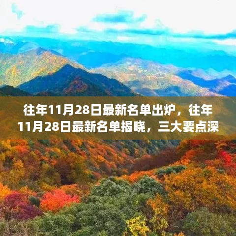 揭秘往年11月28日最新名單，三大要點深度解析