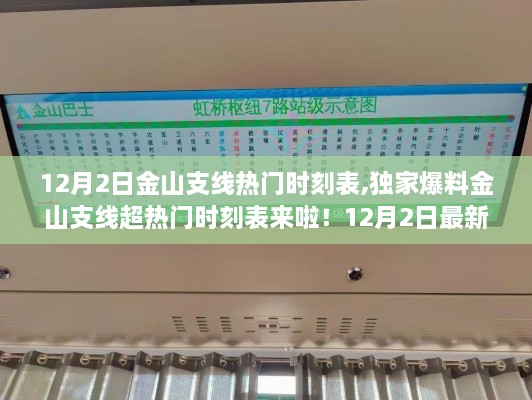 獨(dú)家爆料，金山支線熱門時(shí)刻表揭秘，出行必備指南！