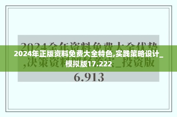 2024年正版資料免費(fèi)大全特色,實(shí)踐策略設(shè)計(jì)_模擬版17.222