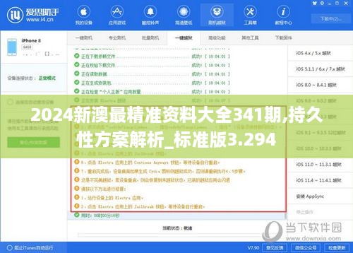 2024新澳最精準資料大全341期,持久性方案解析_標準版3.294