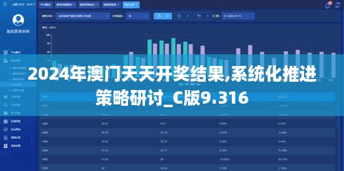 2024年澳門天天開獎(jiǎng)結(jié)果,系統(tǒng)化推進(jìn)策略研討_C版9.316