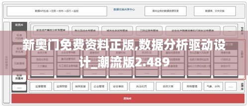 新奧門免費資料正版,數(shù)據(jù)分析驅(qū)動設(shè)計_潮流版2.489