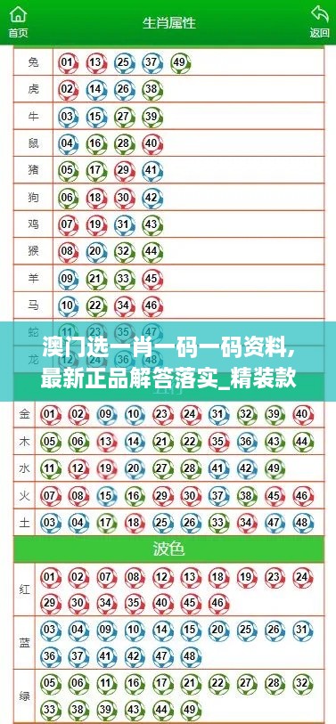 澳門(mén)選一肖一碼一碼資料,最新正品解答落實(shí)_精裝款5.249