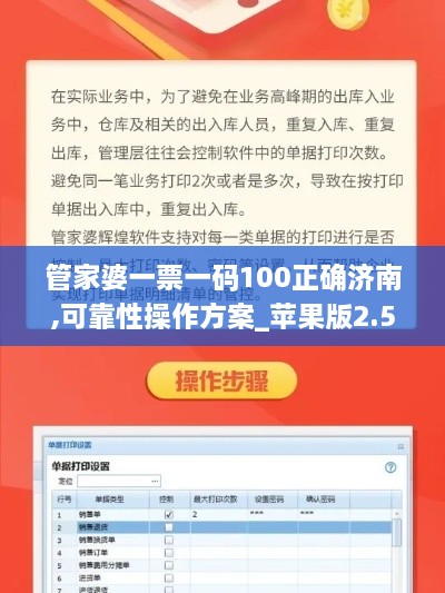 管家婆一票一碼100正確濟(jì)南,可靠性操作方案_蘋果版2.507