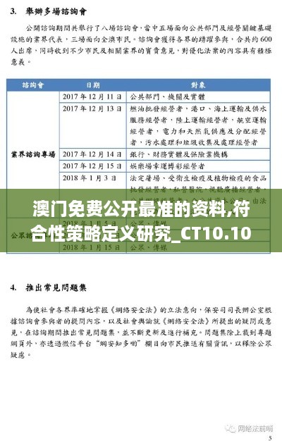 澳門免費(fèi)公開最準(zhǔn)的資料,符合性策略定義研究_CT10.101