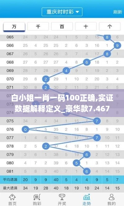 白小姐一肖一碼100正確,實證數據解釋定義_豪華款7.467
