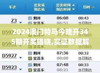 2024澳門特馬今晚開345期開獎揭曉,實(shí)證數(shù)據(jù)解析說明_限定版9.905