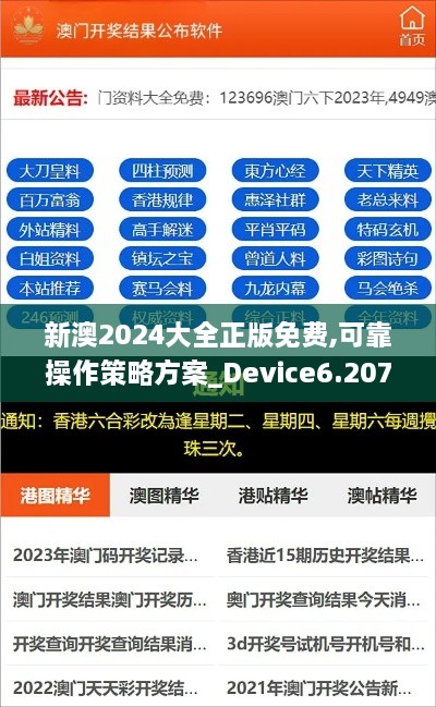 新澳2024大全正版免費(fèi),可靠操作策略方案_Device6.207