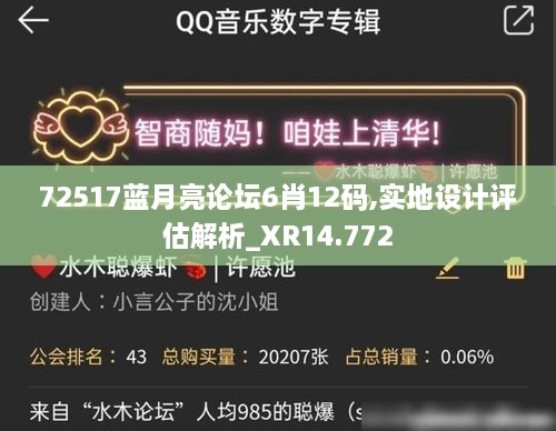 72517藍(lán)月亮論壇6肖12碼,實(shí)地設(shè)計(jì)評(píng)估解析_XR14.772