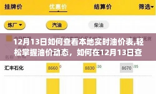 12月13日本地實時油價表查看指南，輕松掌握油價動態(tài)