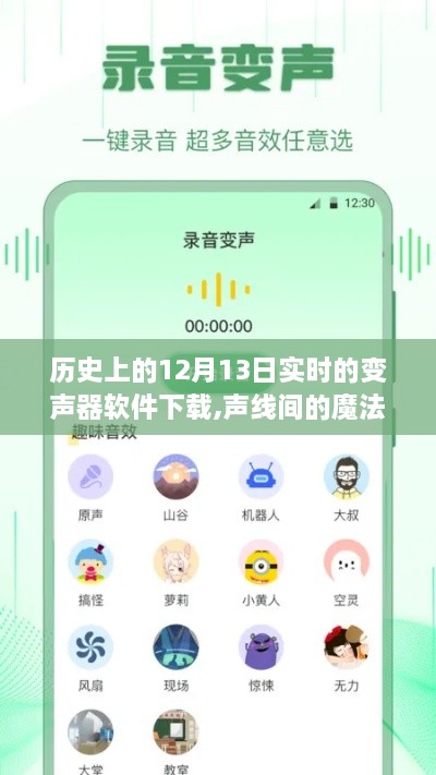 聲變奇緣，12月13日的實時變聲器冒險之旅下載開啟