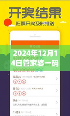 2024年12月14日管家婆一碼一肖100準(zhǔn)：一碼一肖的現(xiàn)代詮釋