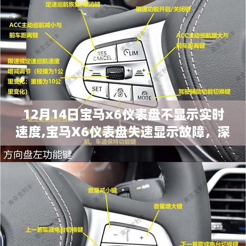 寶馬X6儀表盤(pán)失速顯示故障深度解析，背景、影響與解決方案（實(shí)時(shí)速度不顯示問(wèn)題）