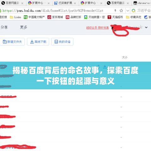 揭秘百度背后的命名故事，探索百度一下按鈕的起源與意義