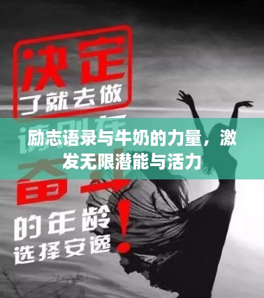 勵(lì)志語錄與牛奶的力量，激發(fā)無限潛能與活力