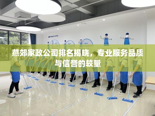 燕郊家政公司排名揭曉，專業(yè)服務(wù)品質(zhì)與信譽(yù)的較量