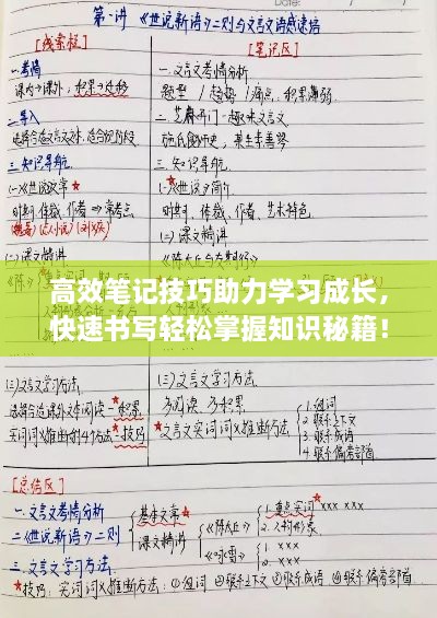 高效筆記技巧助力學(xué)習(xí)成長(zhǎng)，快速書(shū)寫(xiě)輕松掌握知識(shí)秘籍！