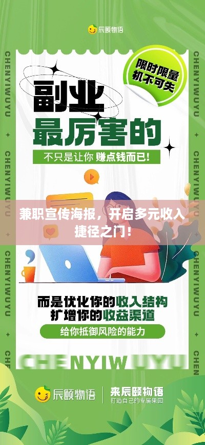 兼職宣傳海報，開啟多元收入捷徑之門！