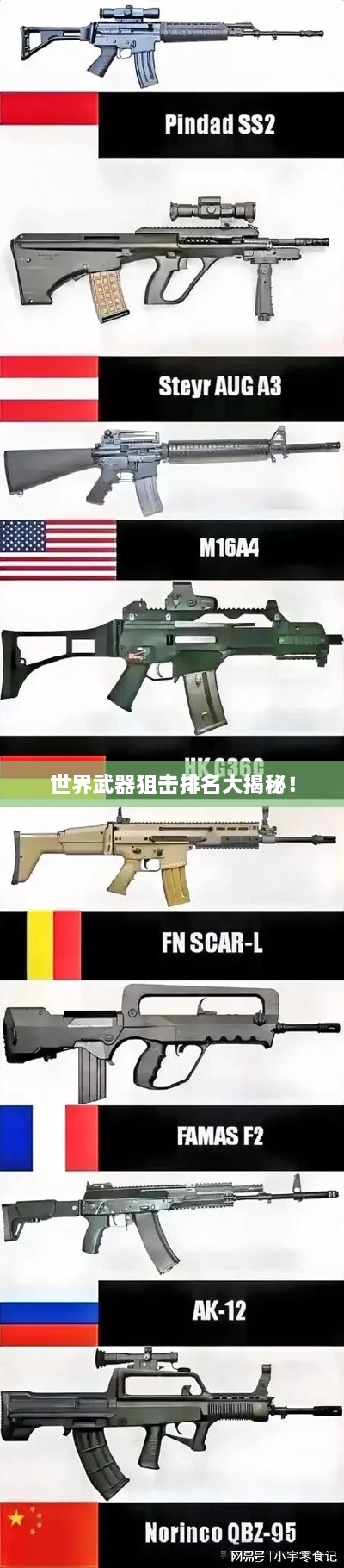 世界武器狙擊排名大揭秘！