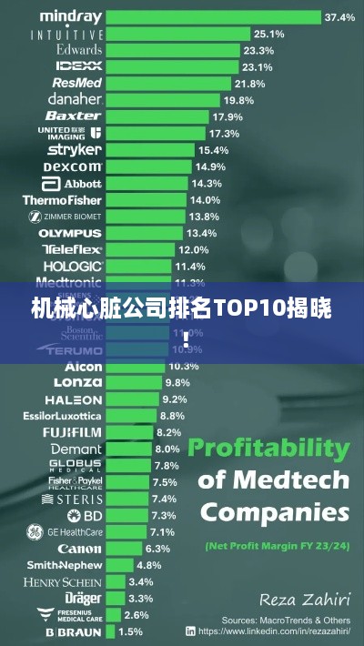 機械心臟公司排名TOP10揭曉！