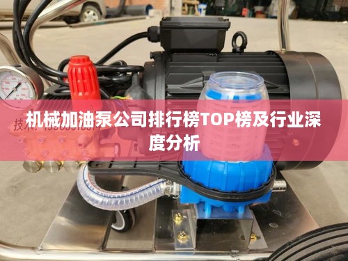 機械加油泵公司排行榜TOP榜及行業(yè)深度分析