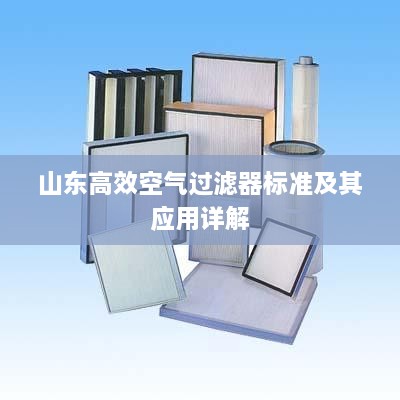 山東高效空氣過濾器標(biāo)準(zhǔn)及其應(yīng)用詳解