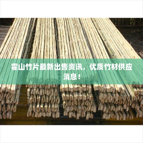霍山竹片最新出售資訊，優(yōu)質(zhì)竹材供應(yīng)消息！