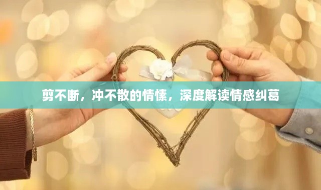 剪不斷，沖不散的情愫，深度解讀情感糾葛