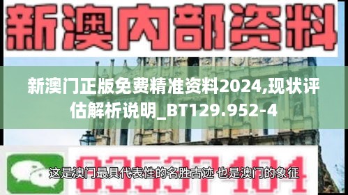 新澳門正版免費精準(zhǔn)資料2024,現(xiàn)狀評估解析說明_BT129.952-4