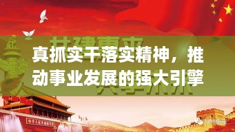 真抓實(shí)干落實(shí)精神，推動(dòng)事業(yè)發(fā)展的強(qiáng)大引擎