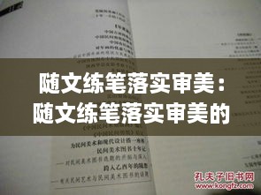 隨文練筆落實審美：隨文練筆落實審美的例子 