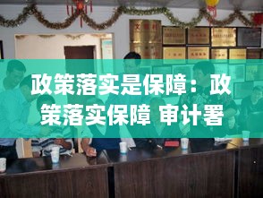 政策落實是保障：政策落實保障 審計署 