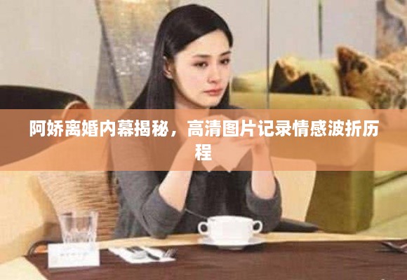 阿嬌離婚內(nèi)幕揭秘，高清圖片記錄情感波折歷程